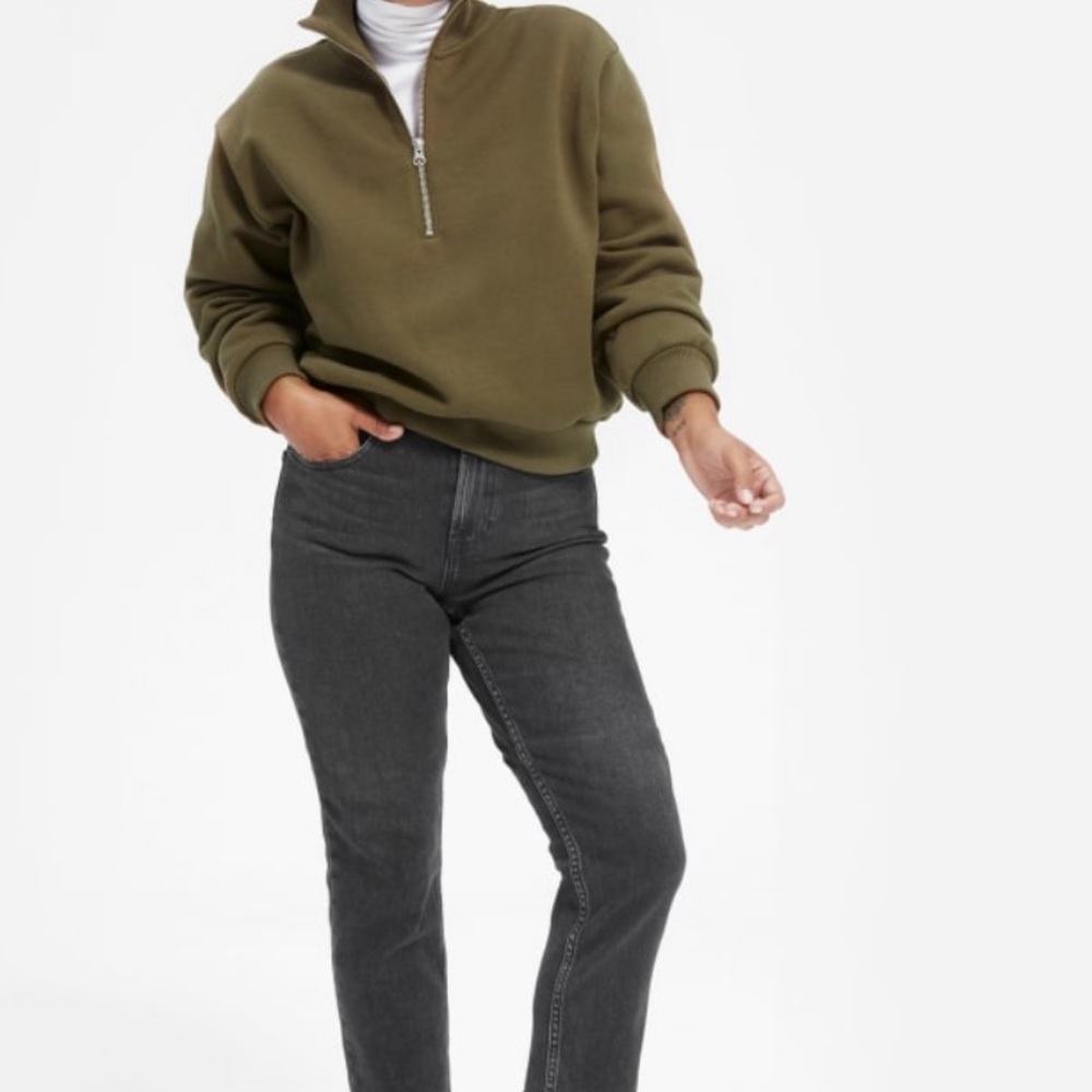 Everlane Half-Zip Sweatshirt - Sz M